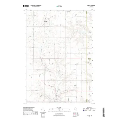 2018 Map of Plum City, 2018 Print