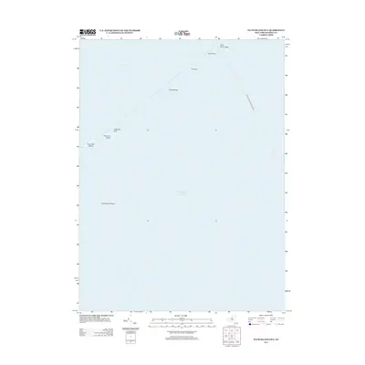2013 Map of Plum Island OE E, 2013 Print
