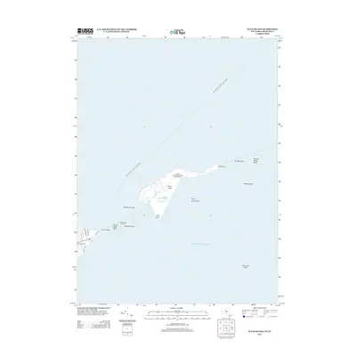 2013 Map of Plum Island, 2013 Print