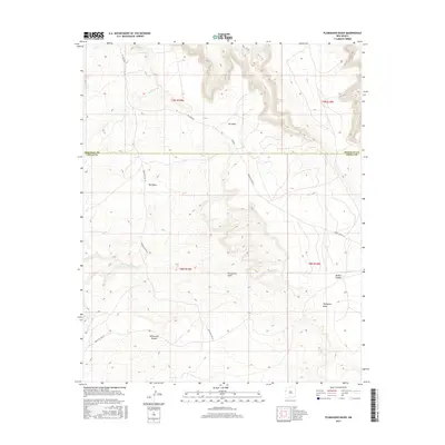 2017 Map of Plumasano Basin, 2017 Print