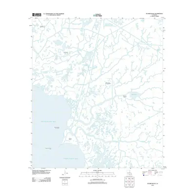 2012 Map of Plumb Bayou, 2012 Print