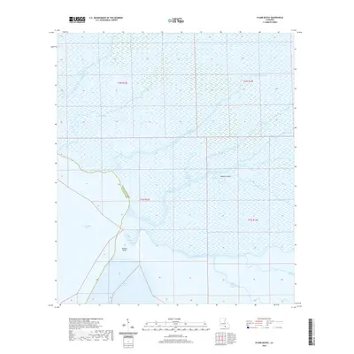 2020 Map of Plumb Bayou, 2020 Print