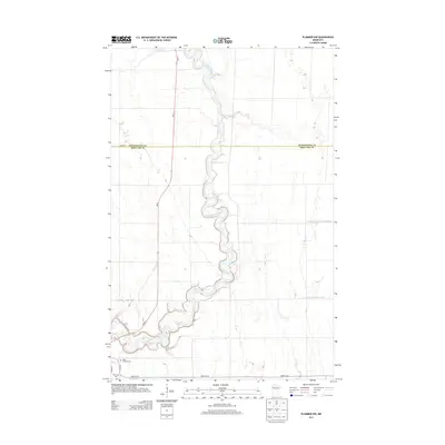 2013 Map of Plummer NW, 2013 Print