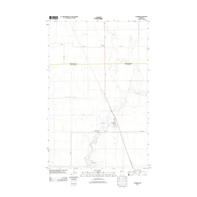 2013 Map of Plummer, 2013 Print