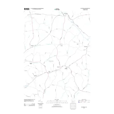 2013 Map of Plumville, 2013 Print
