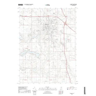 2019 Map of Plymouth, 2019 Print