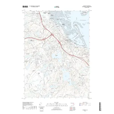 2018 Map of Plymouth, 2018 Print