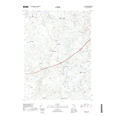 2018 Map of Plympton, 2018 Print