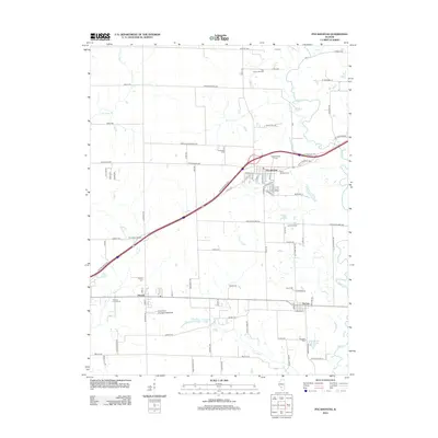 2012 Map of Pocahontas, 2012 Print