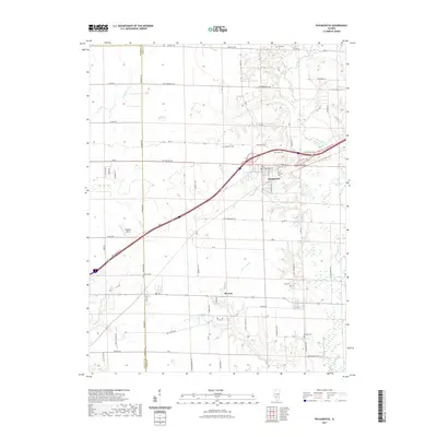2021 Map of Pocahontas, 2021 Print
