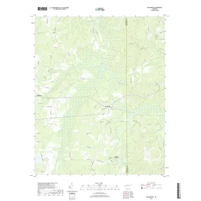 2019 Map of Pocahontas, 2019 Print