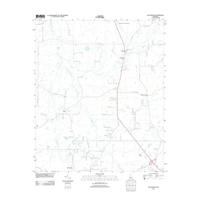2012 Map of Pocahontas, 2012 Print