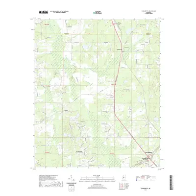 2020 Map of Pocahontas, 2020 Print