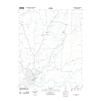 2011 Map of Pocahontas, 2011 Print
