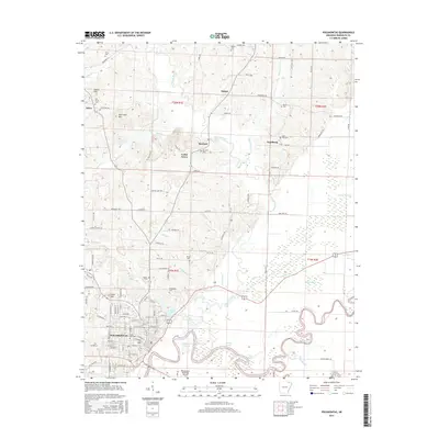 2017 Map of Pocahontas, 2017 Print