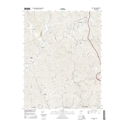 2014 Map of Pocatalico, 2014 Print