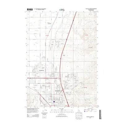 2013 Map of Pocatello North, 2013 Print