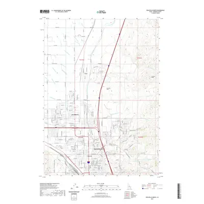 2020 Map of Pocatello North, 2020 Print