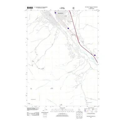 2011 Map of Pocatello South, 2011 Print