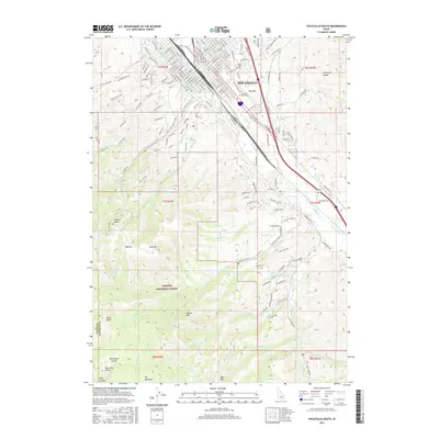 2017 Map of Pocatello South, 2017 Print
