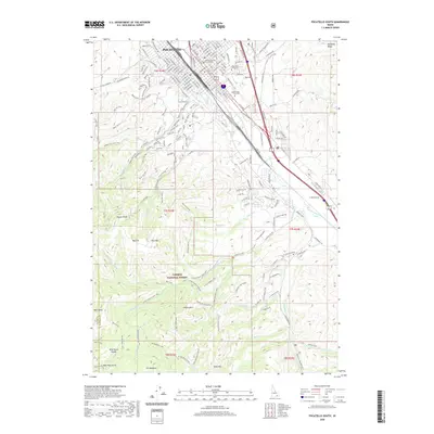 2020 Map of Pocatello South, 2020 Print