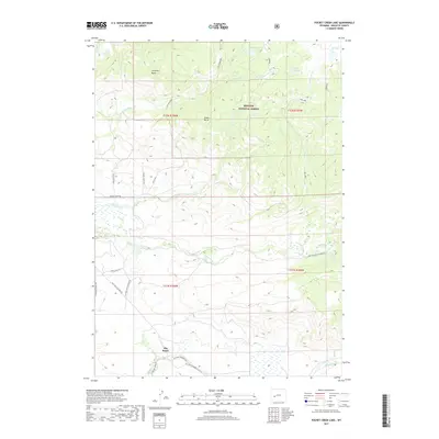 2017 Map of Pocket Creek Lake, 2017 Print