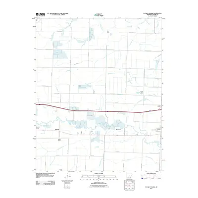 2011 Map of Pocket Prairie, 2011 Print