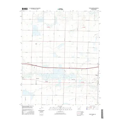 2017 Map of Pocket Prairie, 2017 Print