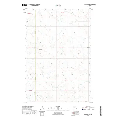 2020 Map of Pocochichee Butte, 2020 Print