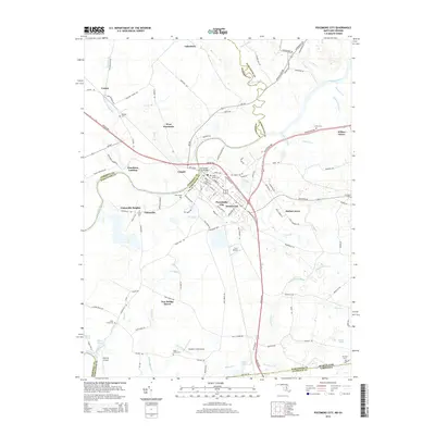 2014 Map of Pocomoke City, 2014 Print