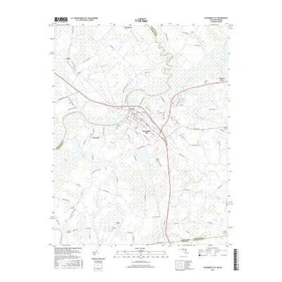 2016 Map of Pocomoke City, 2016 Print