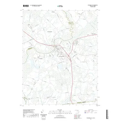 2019 Map of Pocomoke City, 2019 Print