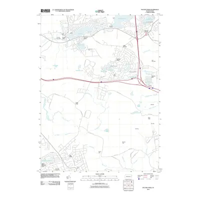 2010 Map of Pocono Pines, 2010 Print
