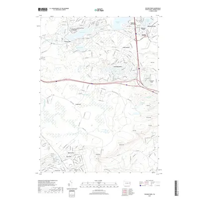 2019 Map of Pocono Pines, 2019 Print