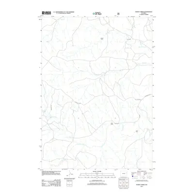 2012 Map of Poddy Creek, 2012 Print