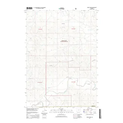2015 Map of Poddy Creek, 2015 Print