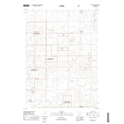 2017 Map of Poddy Creek, 2017 Print