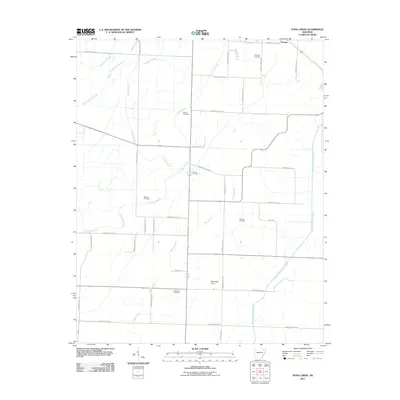 2011 Map of Podo Creek, 2011 Print