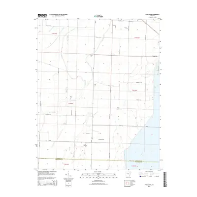 2014 Map of Podo Creek, 2014 Print