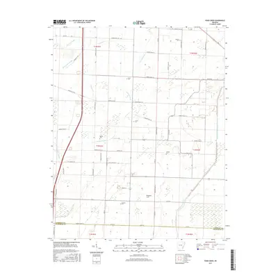 2017 Map of Podo Creek, 2017 Print