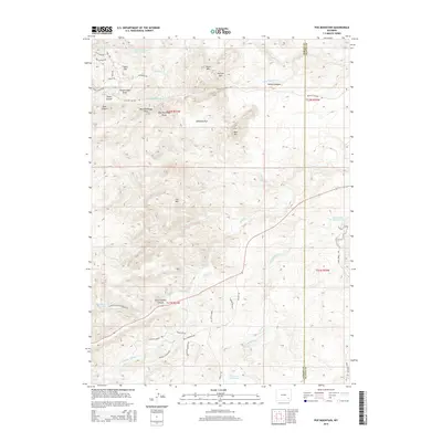 2015 Map of Poe Mountain, 2015 Print