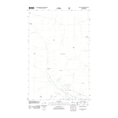 2011 Map of Poe Mountain, 2011 Print