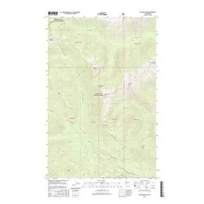 2017 Map of Poe Mountain, 2017 Print