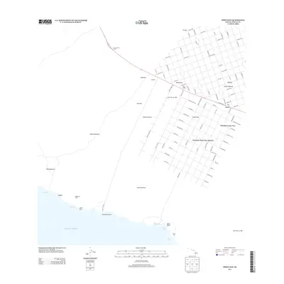 2013 Map of Pohue Bay, 2013 Print