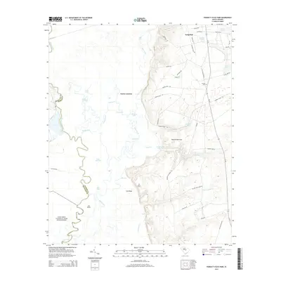 2014 Map of Poinsett State Park, 2014 Print