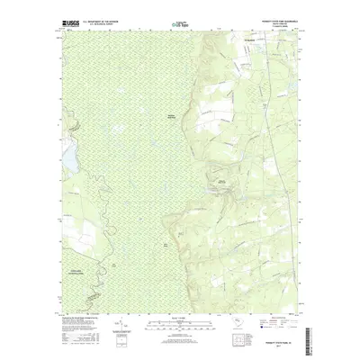 2017 Map of Poinsett State Park, 2017 Print