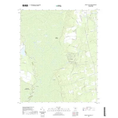 2020 Map of Poinsett State Park, 2020 Print