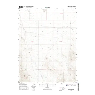 2014 Map of Poinsettia Spring, 2014 Print