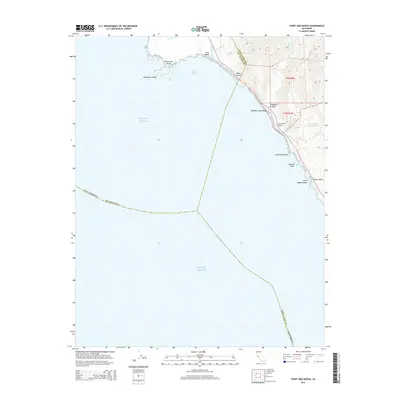 2015 Map of Point Ano Nuevo, 2015 Print
