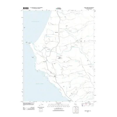 2012 Map of Point Arena, 2012 Print
